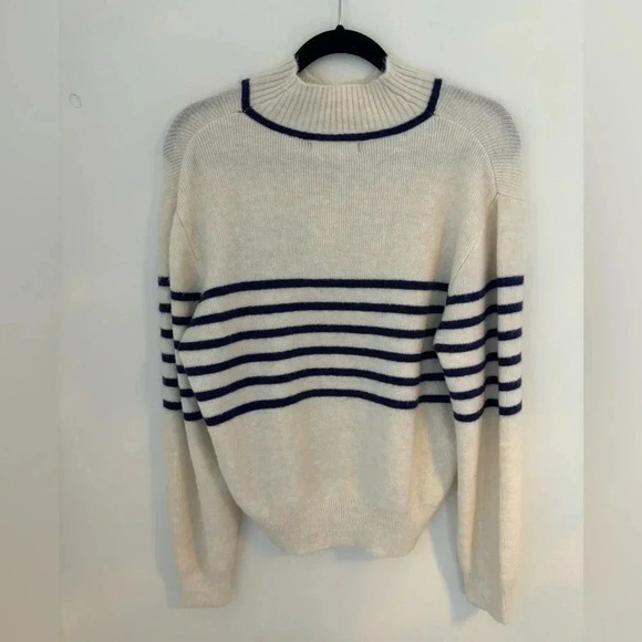 Mango Wool Blend Striped Sweater NWT - Picture 9 of 12